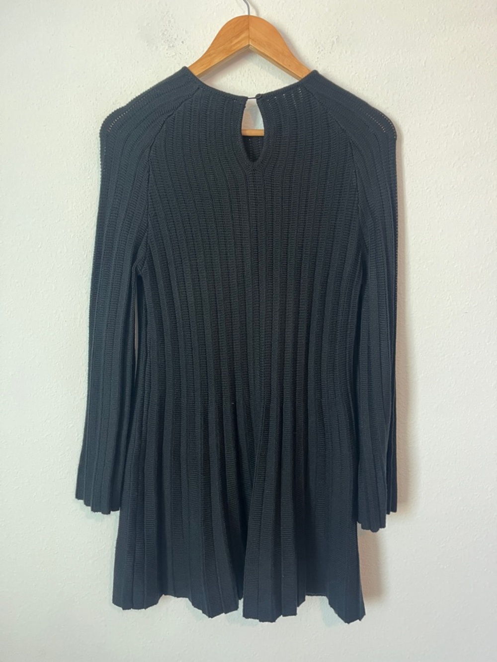 Pomander Place Black Adi Long Sleeve Ribbed Knit Dress Tuckernuck - Picture 6 of 6
